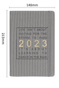 Creative student almanac diary with imitation leather cover and Daolin paper pages