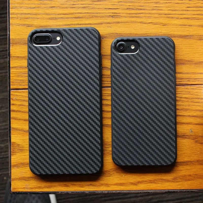 Black carbon fibre pattern TPU back cover phone case for iPhone XR XS Max 11 12 7 8 X