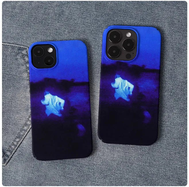 Glossy hard shell phone case with niche art design for Apple iPhone 11 Pro