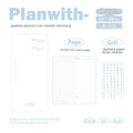 Embossed simple visual daily meter book with coloured paper cover and 80 pages