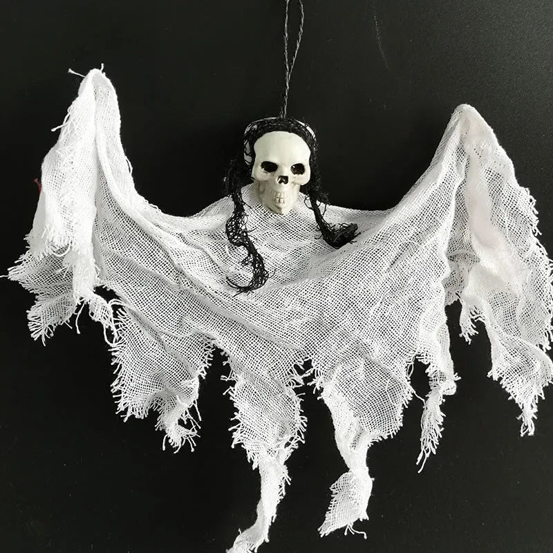 Halloween skull decoration bleeding horror cloth hanging 30x35cm corpse pattern