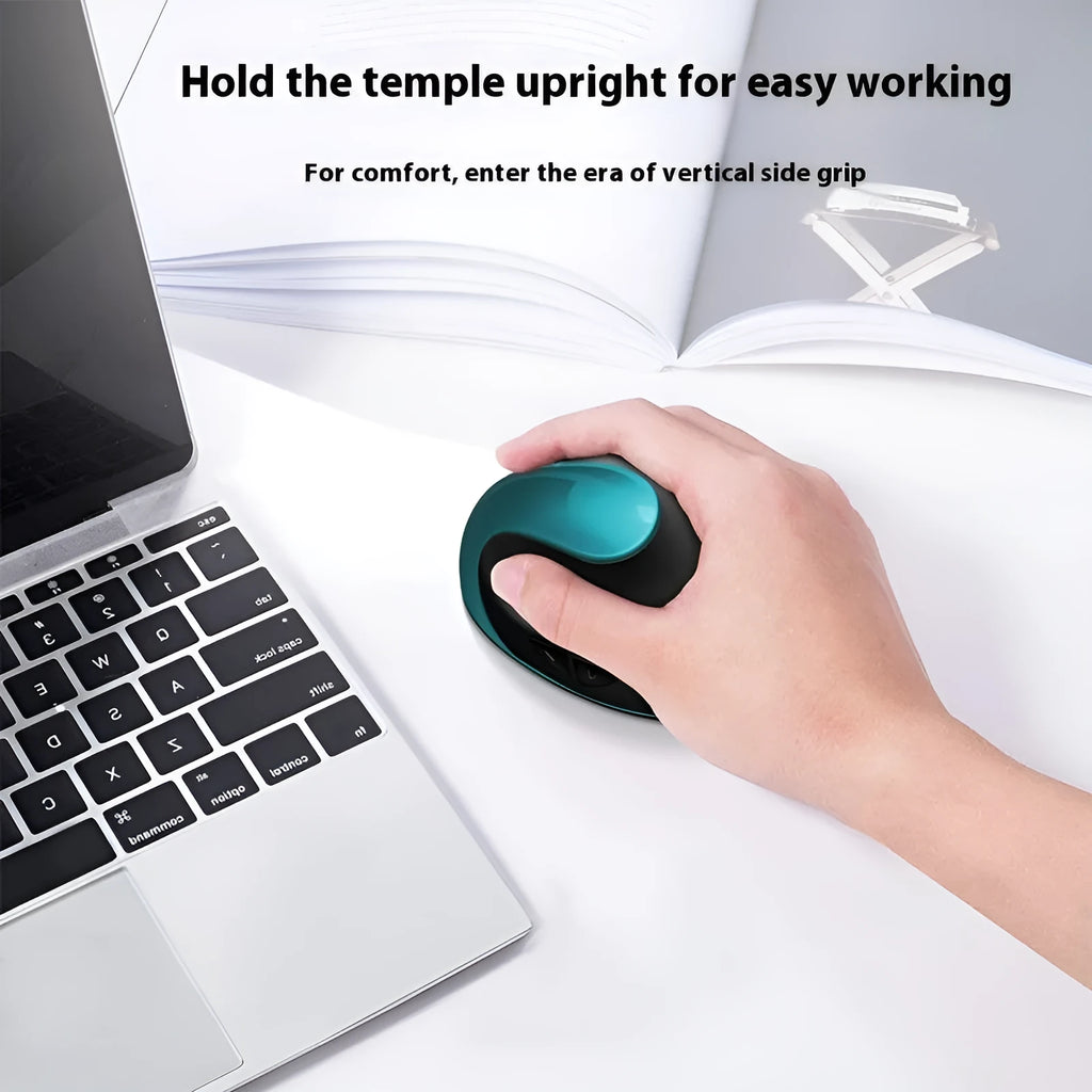 Vertical ergonomic computer mouse with USB connection in multiple colour options