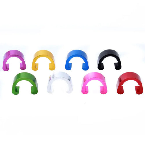 Aluminium alloy C-shaped buckle in multiple colours, 10.2mm wide.