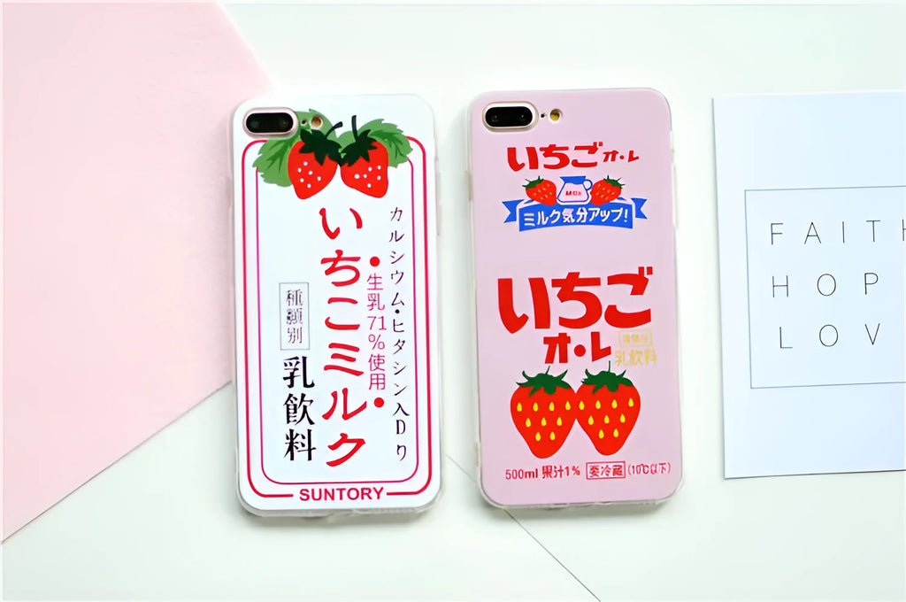 Strawberry painted TPU PC back cover phone case for Apple iPhone 11 in pink colour