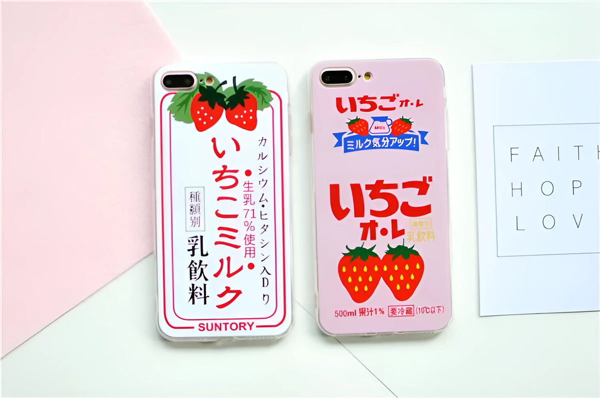 Strawberry painted TPU PC back cover phone case for Apple iPhone 11 in pink colour