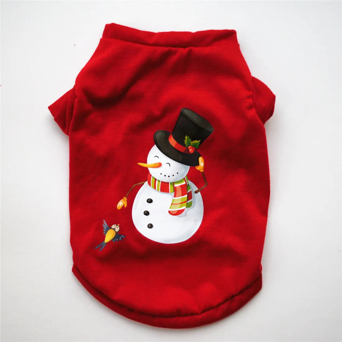 Christmas pet costume in fleece and cotton, available in multiple styles and sizes for small dogs and cats