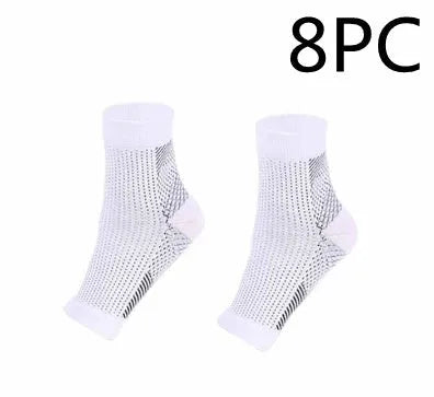 Compression foot sleeve for men women anti fatigue ankle support breathable nylon moisture wicking