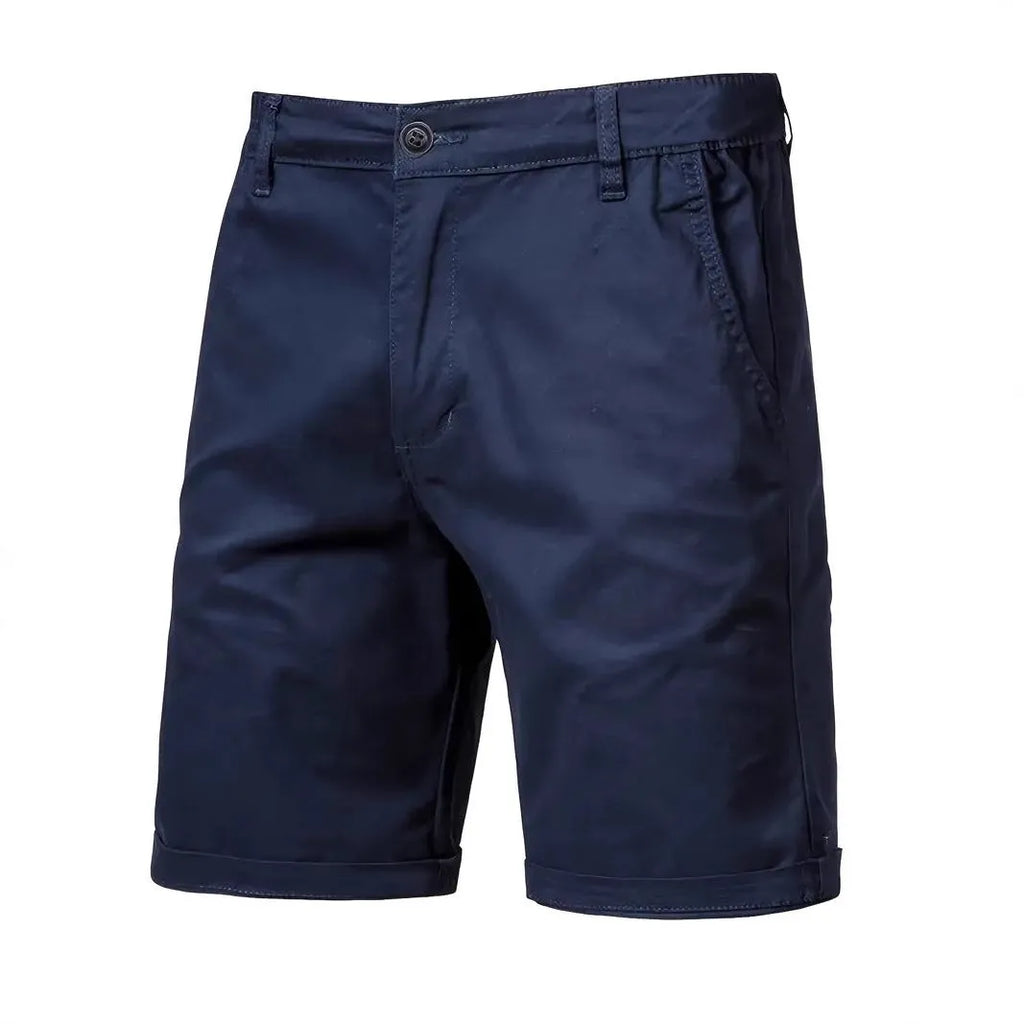 Cotton camping shorts plus size straight-leg slim cropped pants in army green