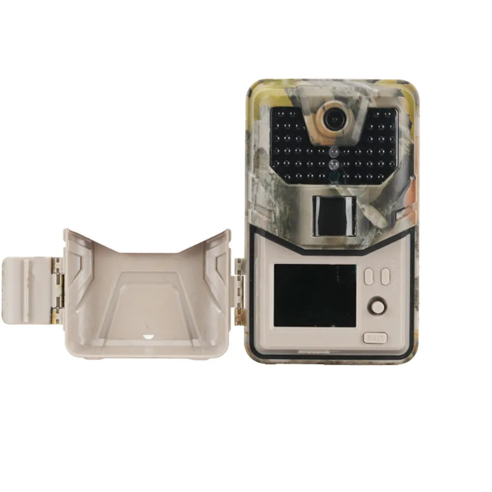 Outdoor Bluetooth hunting camera with camouflage finish for wildlife monitoring and security applications