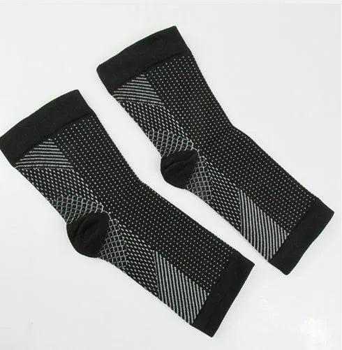Compression foot sleeve for men women anti fatigue ankle support breathable nylon moisture wicking