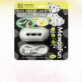 Pet luminous collar with hanging lamp ring design in four colour patterns