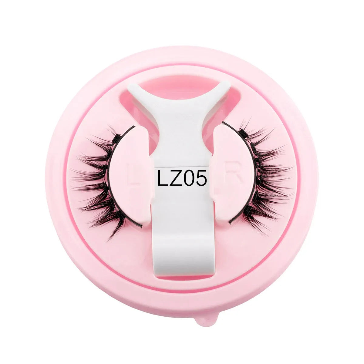 Reusable waterproof glue-free false eyelashes in natural artificial fibre
