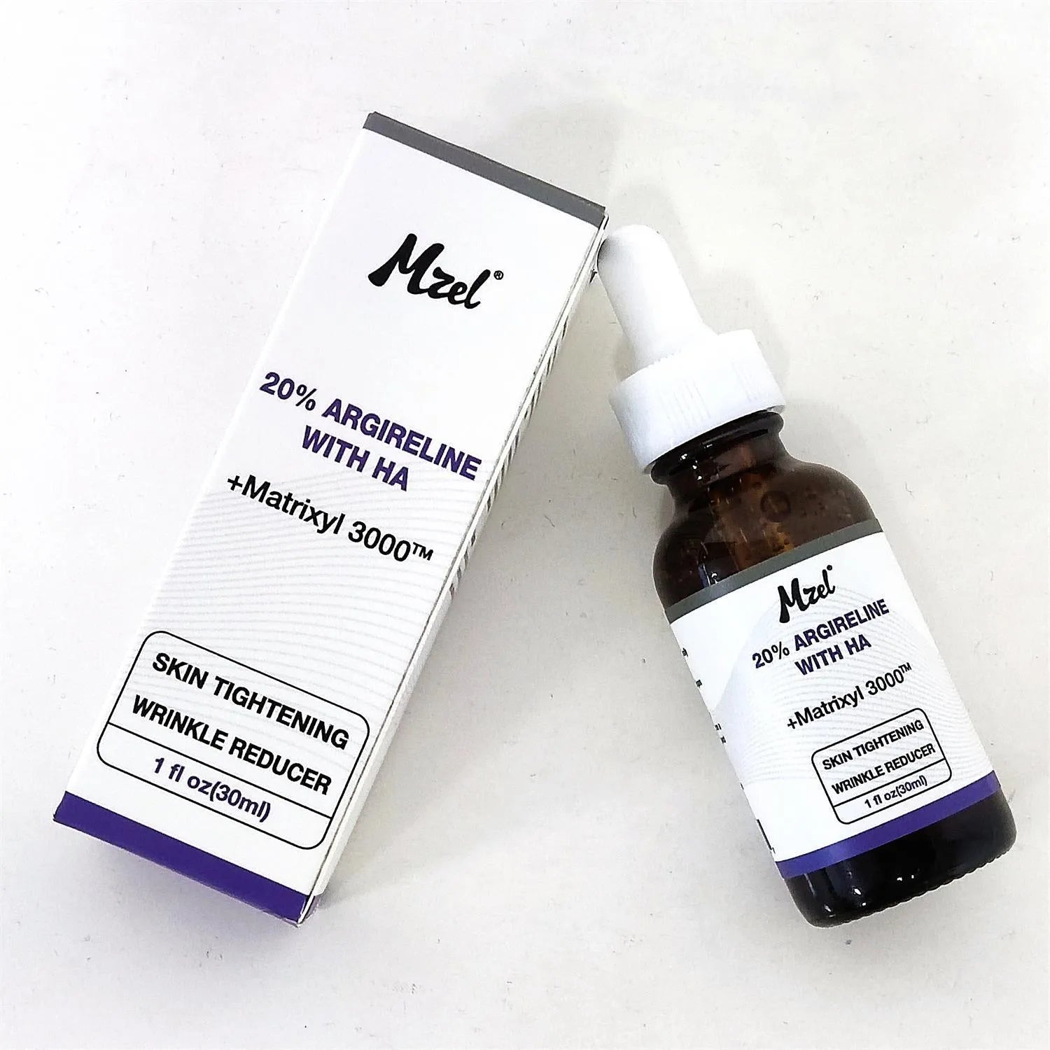30ml bottle of six-peptide firming anti-wrinkle brightening moisturising liquid