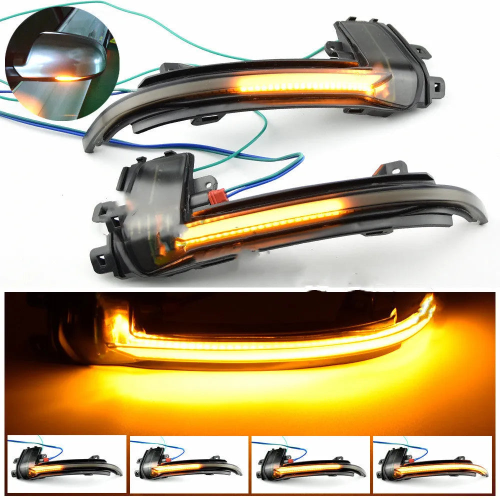 Dynamic LED mirror turn signal unit for Audi B8 and B8.5 models