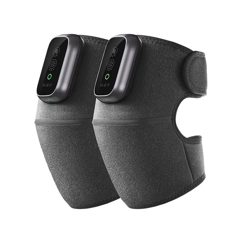 Heated knee pads with 5000mAh battery and 3 heat levels for joint pain relief