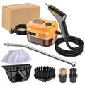 HC3800PRO steam cleaning machine in pure black with 1500W power and 1200ml tank