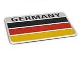 Alloy national flag car decoration metal sticker badge for vehicle exterior in multiple style options