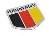 Alloy national flag car decoration metal sticker badge for vehicle exterior in multiple style options