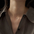 S925 sterling silver oval pendant necklace with a jelly opal stone, shown in gold and white gold plating options.