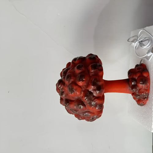 Atomic bomb explosion mushroom cloud shaped modern art USB table lamp on display