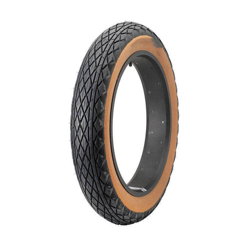 Brown edge 20x4.0 rubber tyre for electric snowmobile and beach car