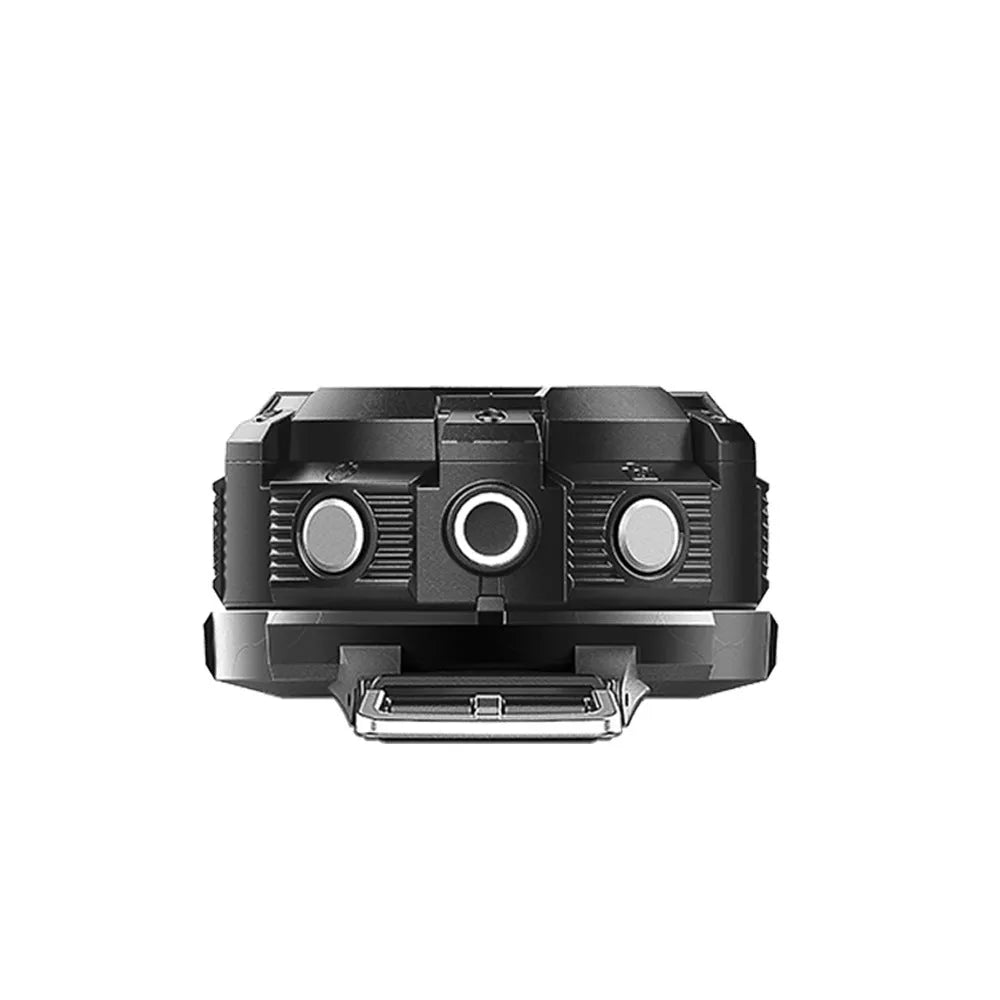 Black waterproof sports digital camera showing 290mm length and 25.5mm thickness