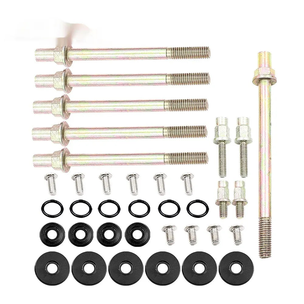 Honda Civic K Series aluminium alloy engine gasket kit in black, blue, red, or silver options