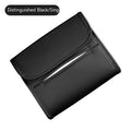 Leather car tissue box organiser mounted on vehicle sun visor