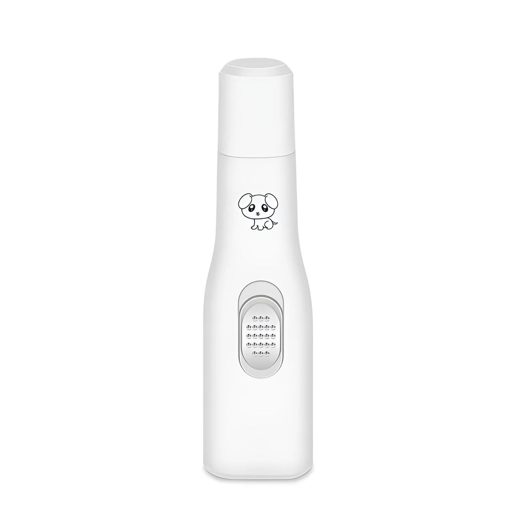 Electric pet nail polisher 13.5cm by 3.5cm battery-powered pink white