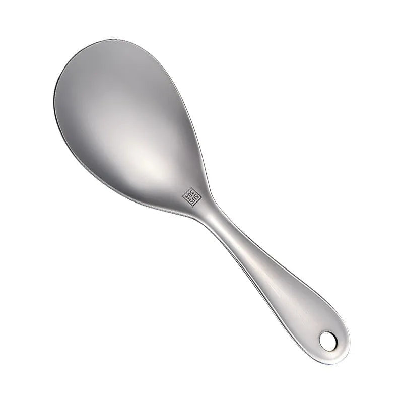 A solid colour 304 stainless steel meal spoon for adults, shown against a plain background.