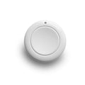 White round wireless remote controller with ABS housing and overload protection for home or office use