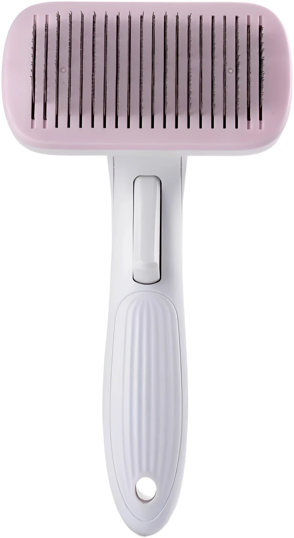 Automatic pet hair removal comb for dogs and cats with one-click button