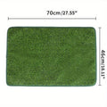 Artificial grass pet training toilet mat shown in small, medium, and large sizes.