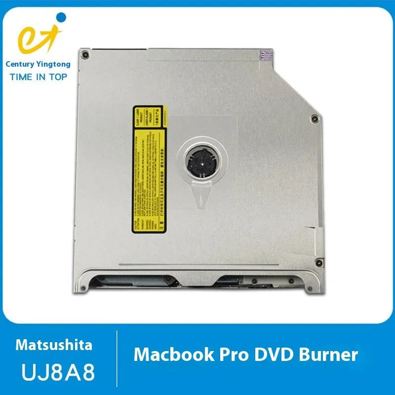 Silver SATA internal optical disc drive for MacBook Pro 13 inch laptop