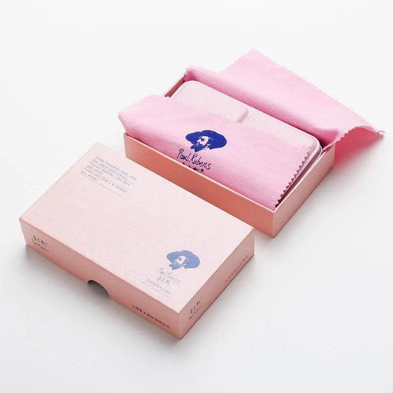 Pearl solid watercolour set with 12 or 24 colour pans for paper and mixed media painting