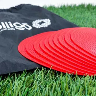 23cm diameter multi-colour football landmark pad flat disc for field sports training
