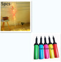 Transparent LED luminous balloon rose bouquet with artificial flowers and integrated lights for party decorations