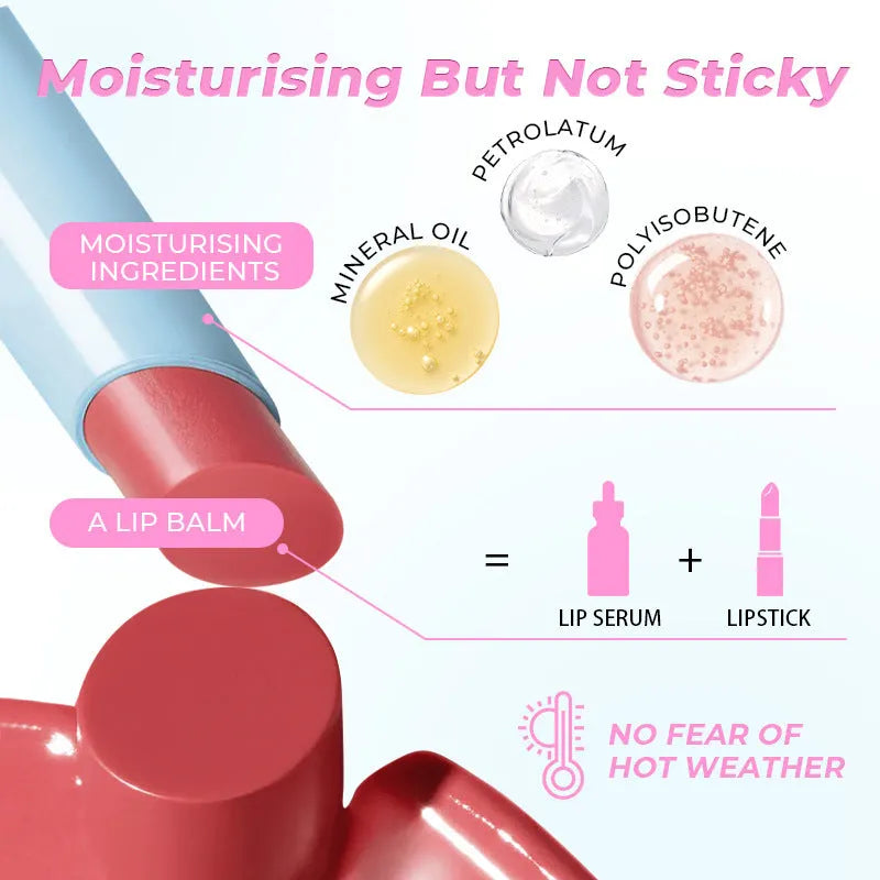 Waterproof moisturising lipstick bullet in six natural shade options from Z0033-G01 to Z0033-G06
