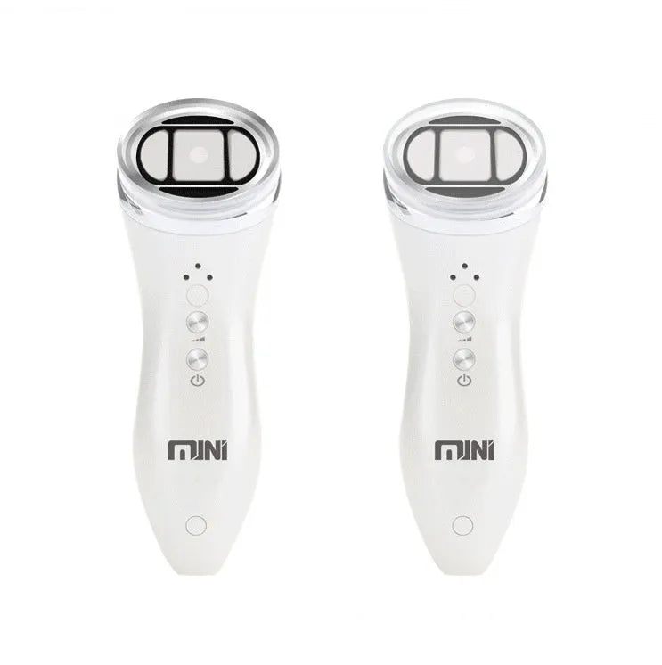 White ABS ultrasonic knife skin rejuvenation beauty instrument with gel, plug-in facial firming device, 35W
