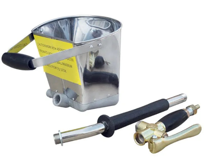 Automatic aluminium and stainless steel spray gun for wall waterproofing and fireproof coatings