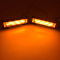 Yellow Drag Two Middle Net vehicle strobe light with aluminium alloy housing and 160mm dimensions