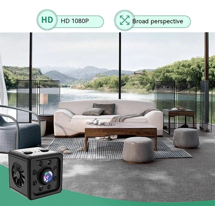 Black K13 HD network sports camera with bracket on a white background