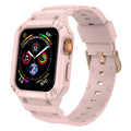 Soft TPU sport-style strap for Apple Watch Series 8 in multiple colour options on a white background.