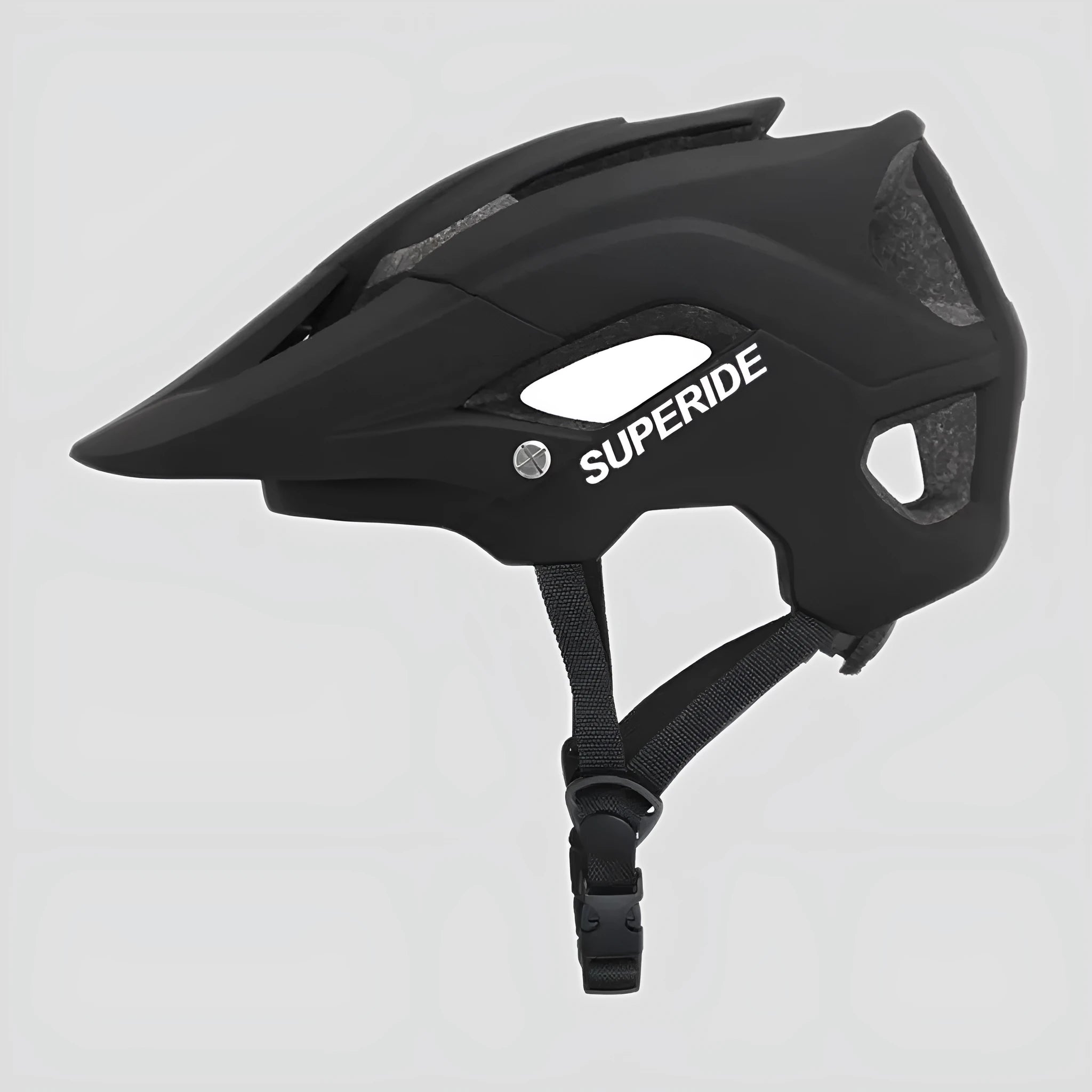 Ultra-light mountain bike helmet in camouflage colour with integrated PC shell, size M or L
