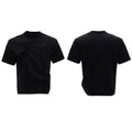 Men's loose grey cotton t-shirt with three-dimensional pleated detail and asymmetric styling