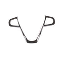 ABS carbon fibre pattern steering wheel button frame decoration for BMW vehicles