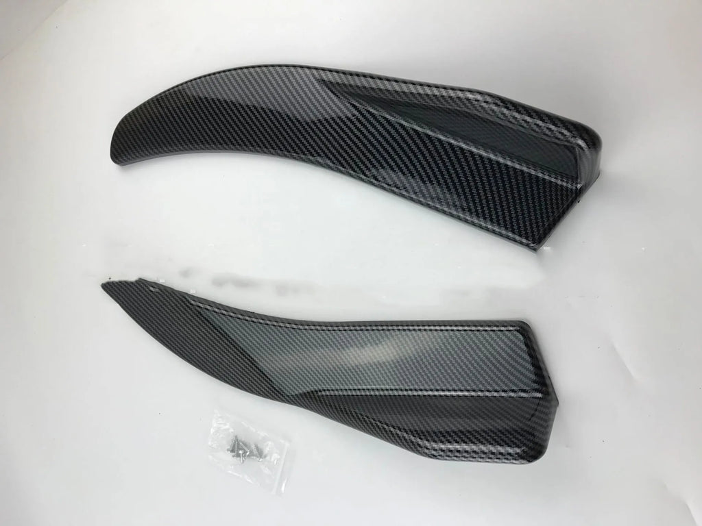 440 mm ABS deflector light set for General Motors vehicles in Bright Black and Carbon Fibre finishes