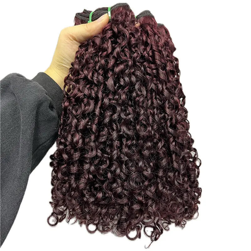 Front lace wig real human hair natural style Pissy 06 colour