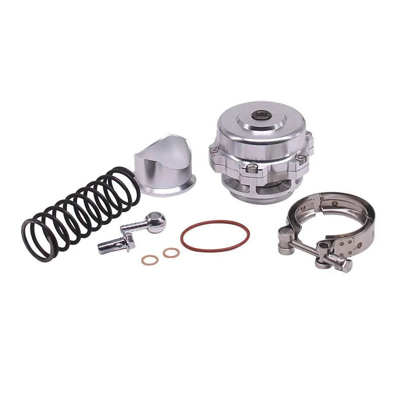 Aluminium alloy automotive bypass valve with 50mm diameter in multiple colour options