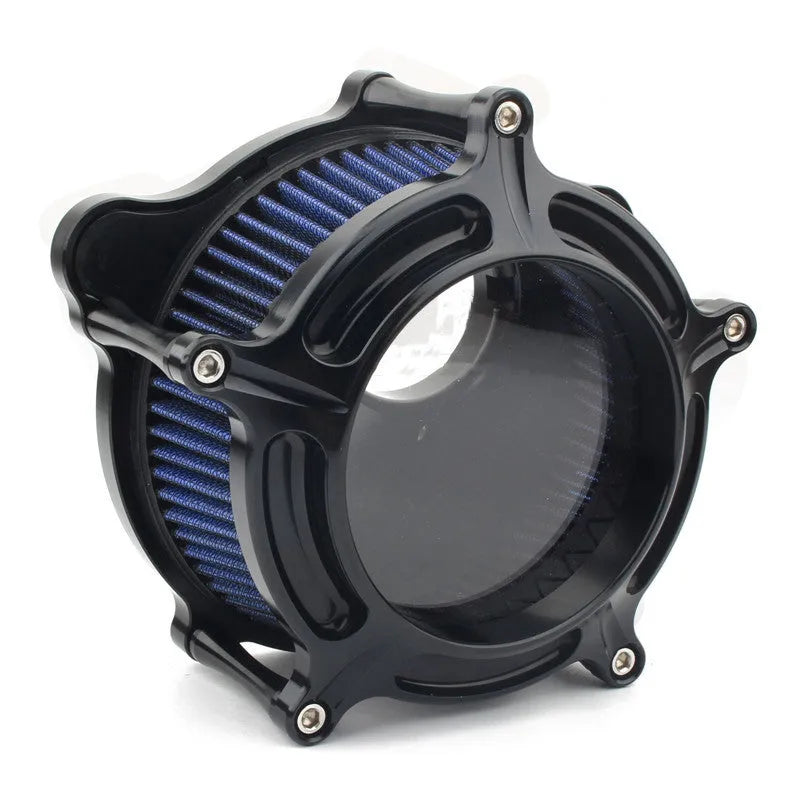 MP09-JJL aluminium air filter retrofitting accessory in multiple colour options including black, white, red, and blue variations